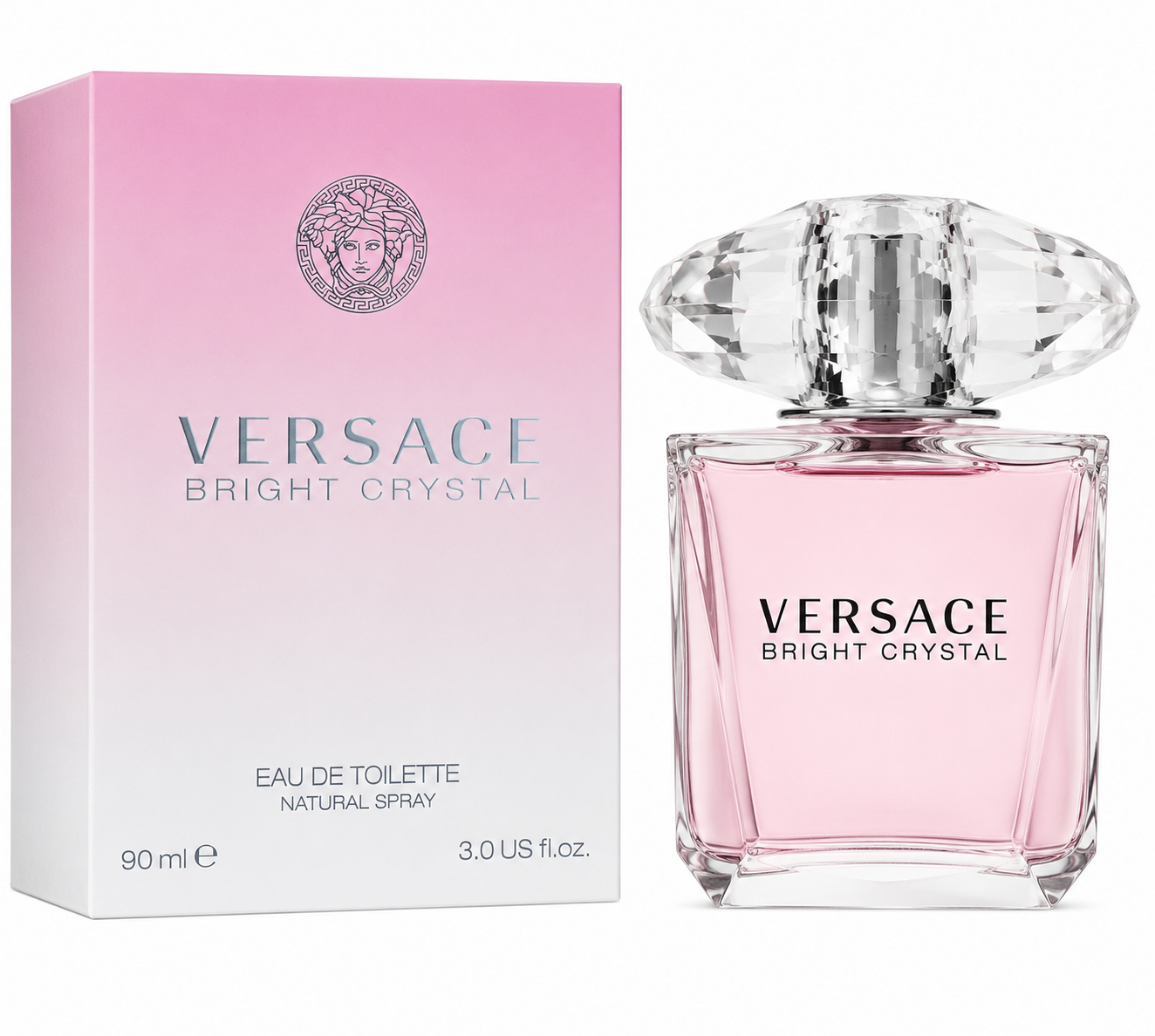 Versace Bright Crystal Eau De Toilette 3.0oz