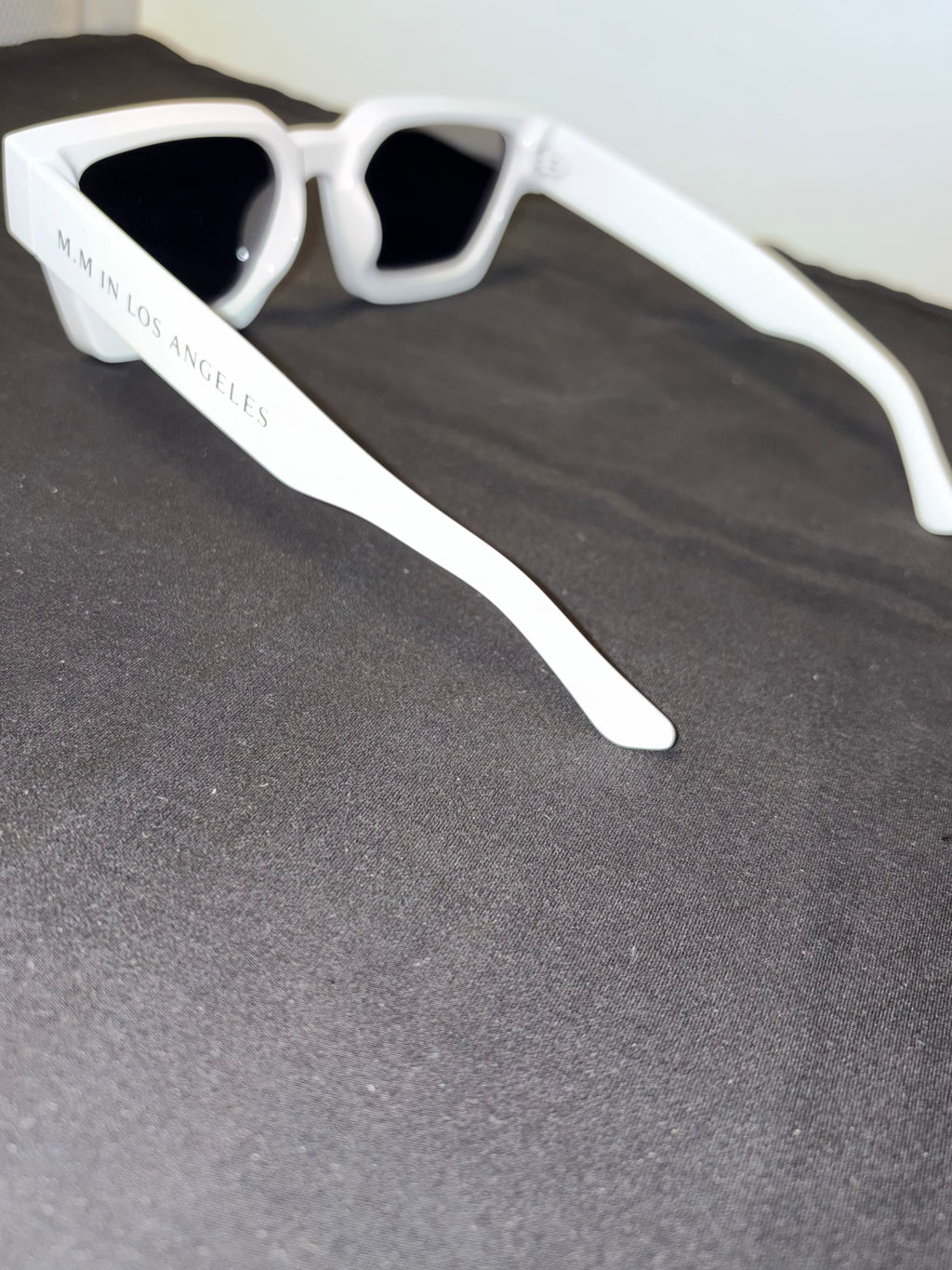 M.M in Los Angeles White Glasses
