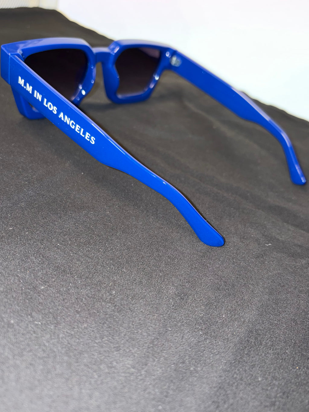 M.M in Los Angeles Blue Glasses