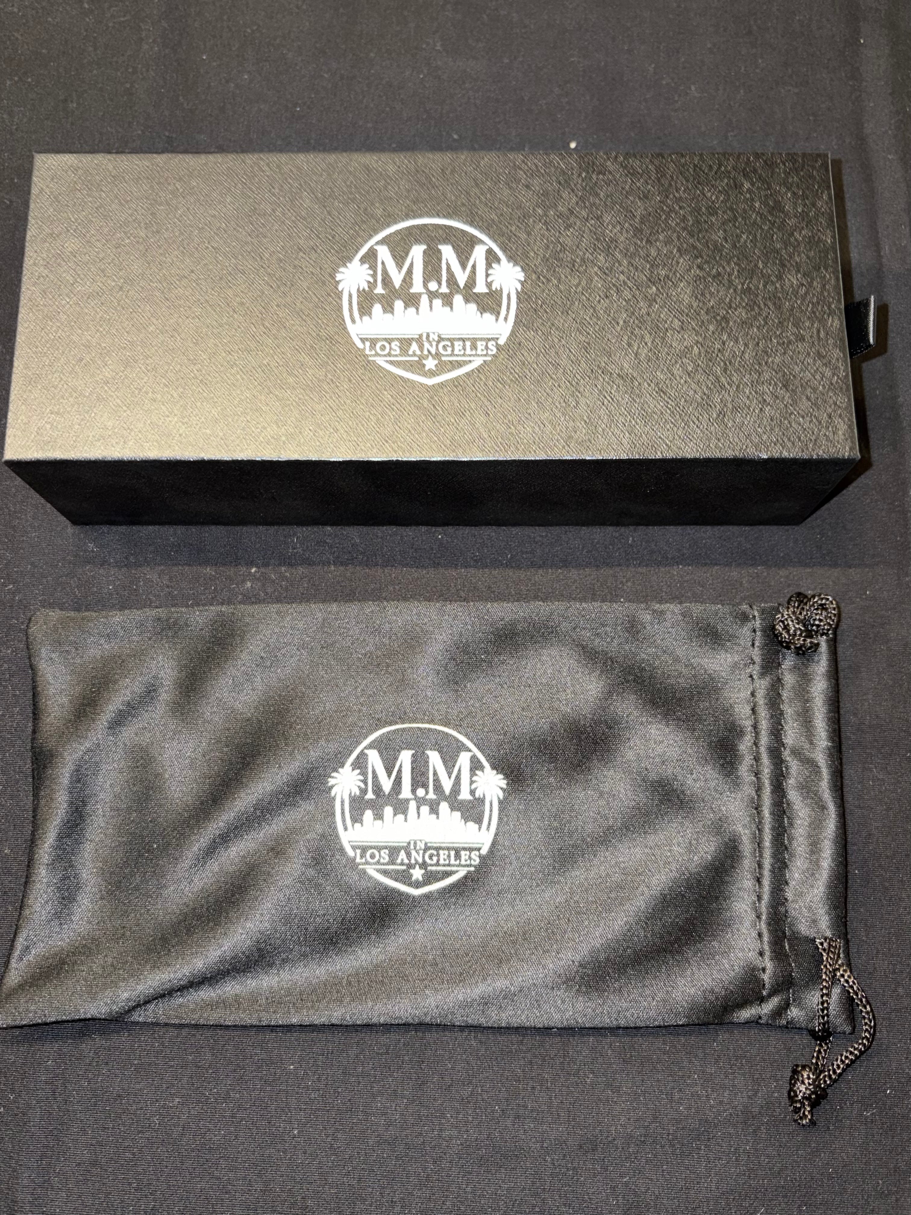M.M in Los Angeles White Glasses