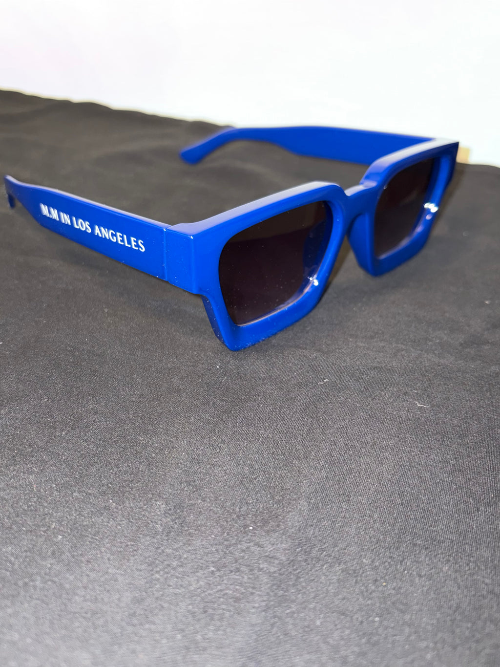 M.M in Los Angeles Blue Glasses