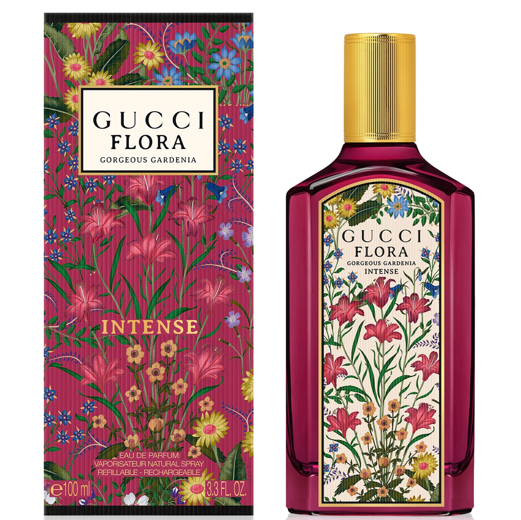 Gucci Flora Gorgeous Gardenia Intense Eau De Parfum For Women 3.3oz