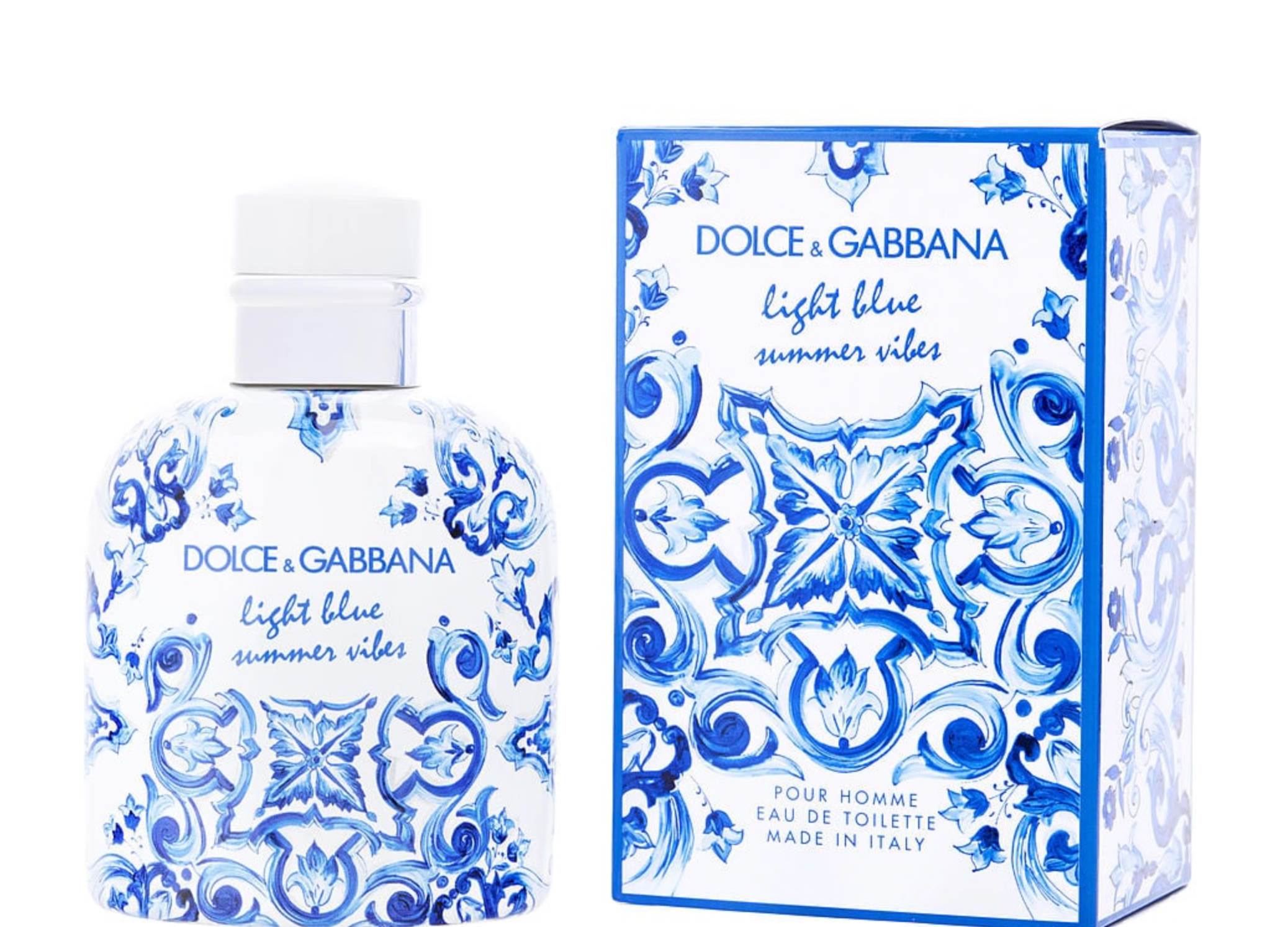 Dolce & Gabbana Light Blue Summer Vibes Eau De Toilette For Men 4.2oz