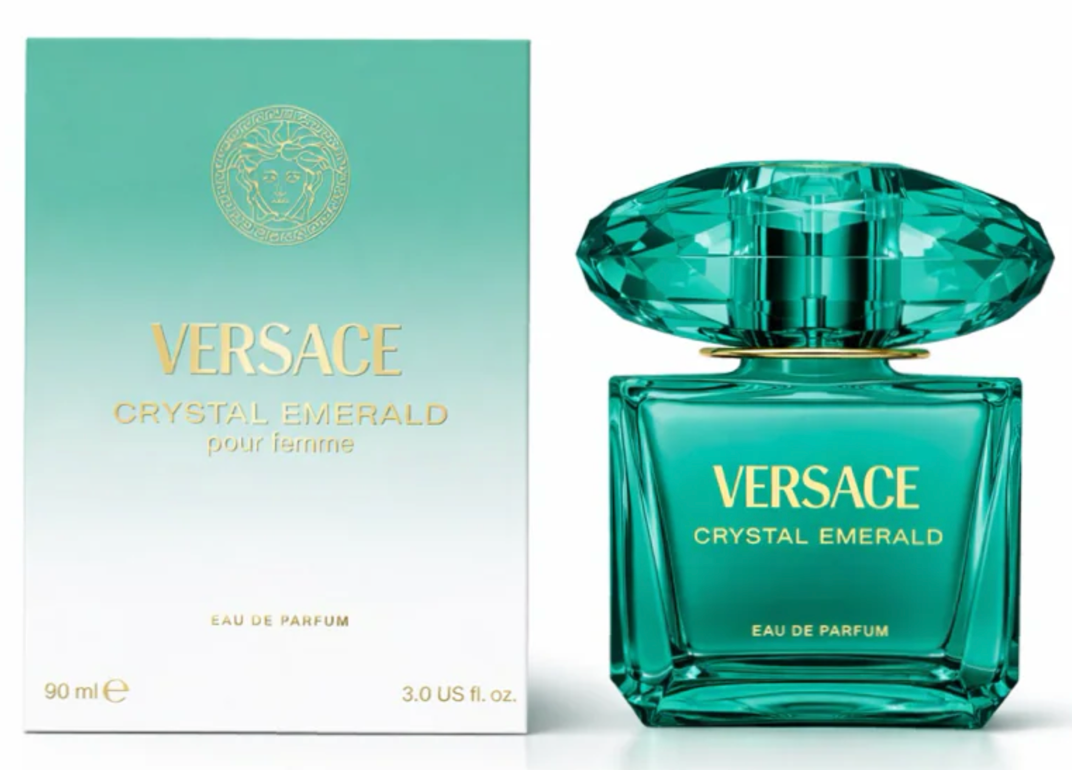 Versace Crystal Emerald Eau De Parfum 3.0oz