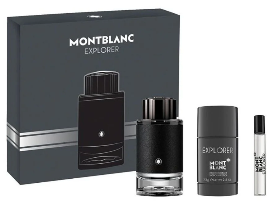 Montblanc Explorer Eau de Purfum 3.4oz 3PC Gift Set